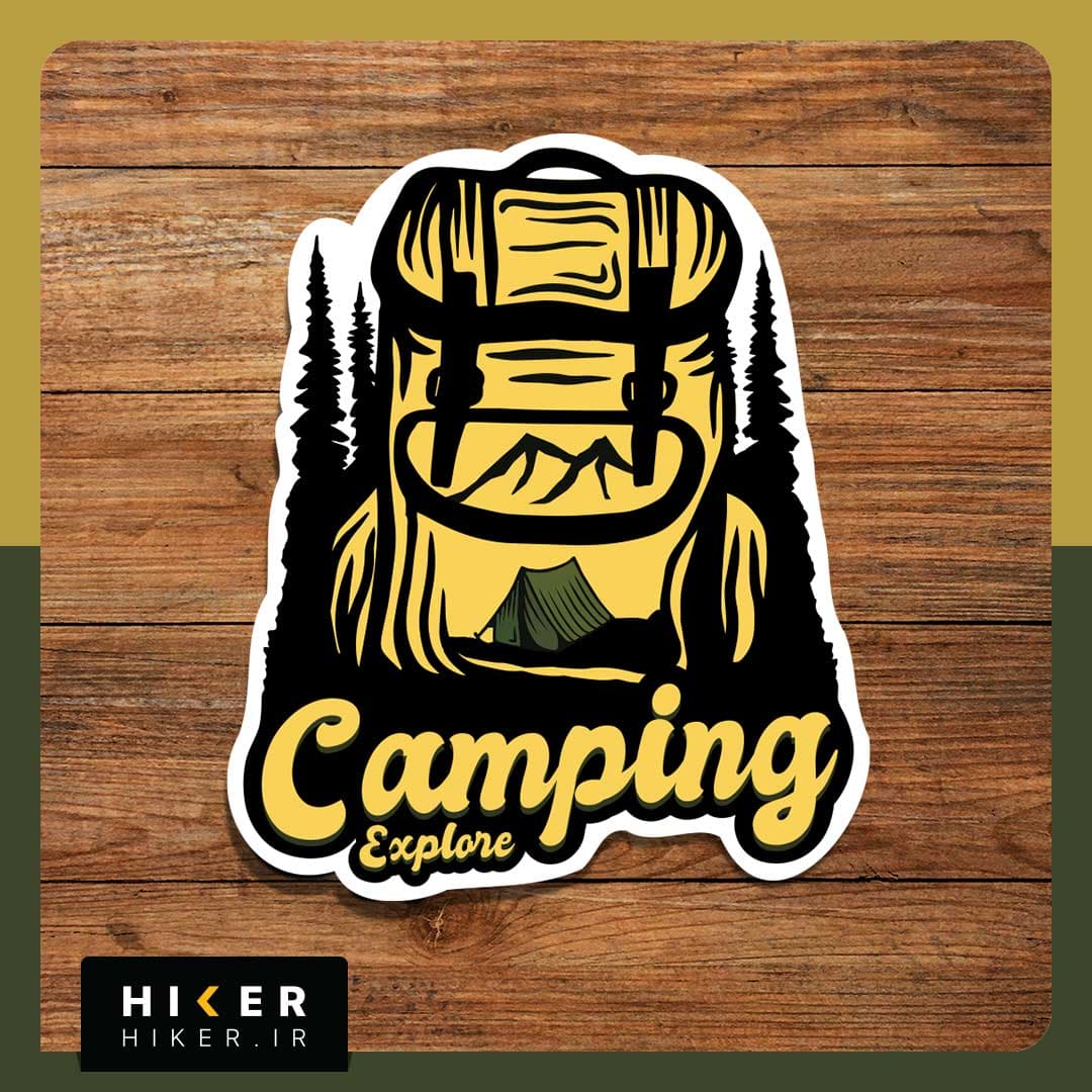 استیکر ۰۰۷۹ (camping explore)
