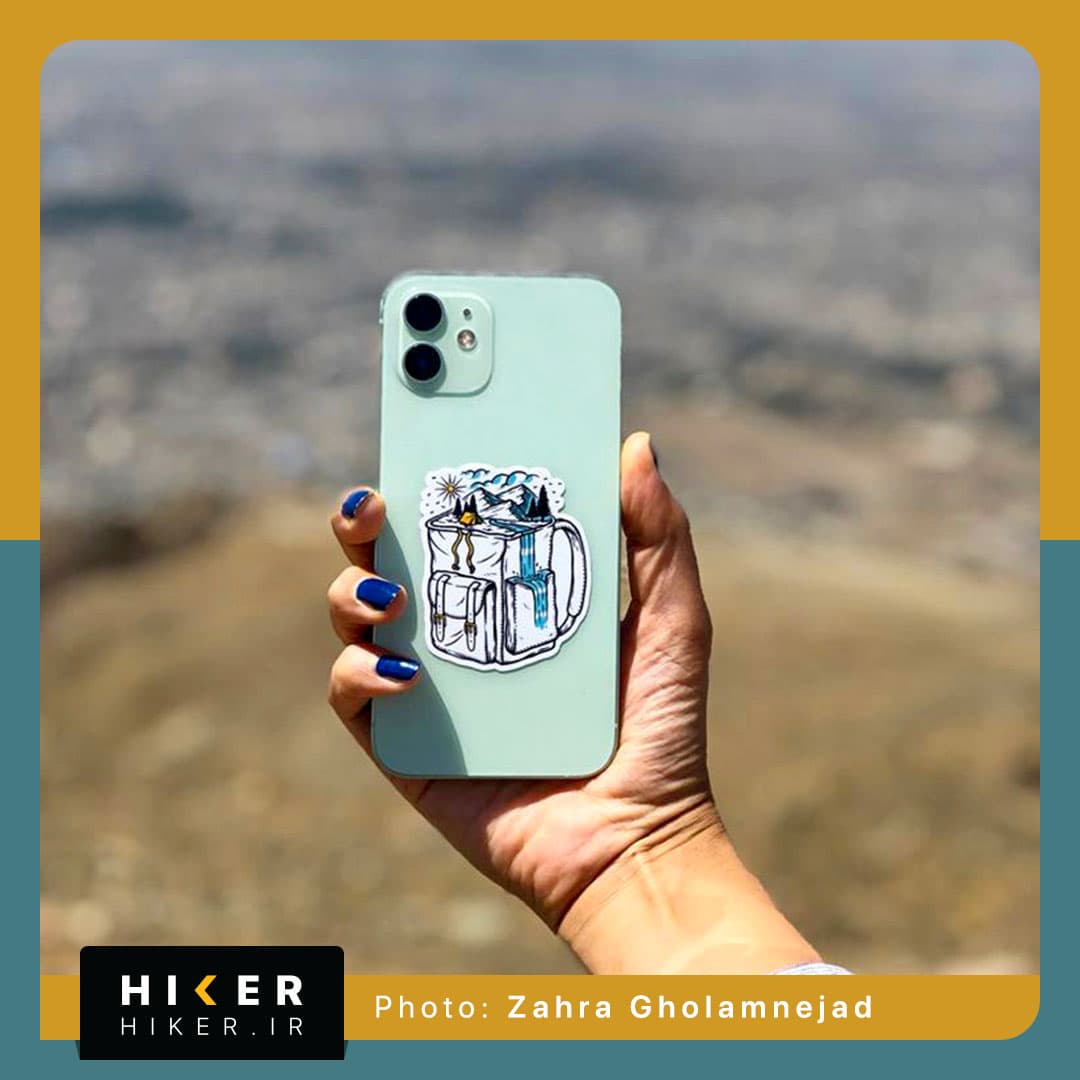 استیکر ۰۰۷۶ (کوله پشتی و طبیعت) — تصویر ۳
