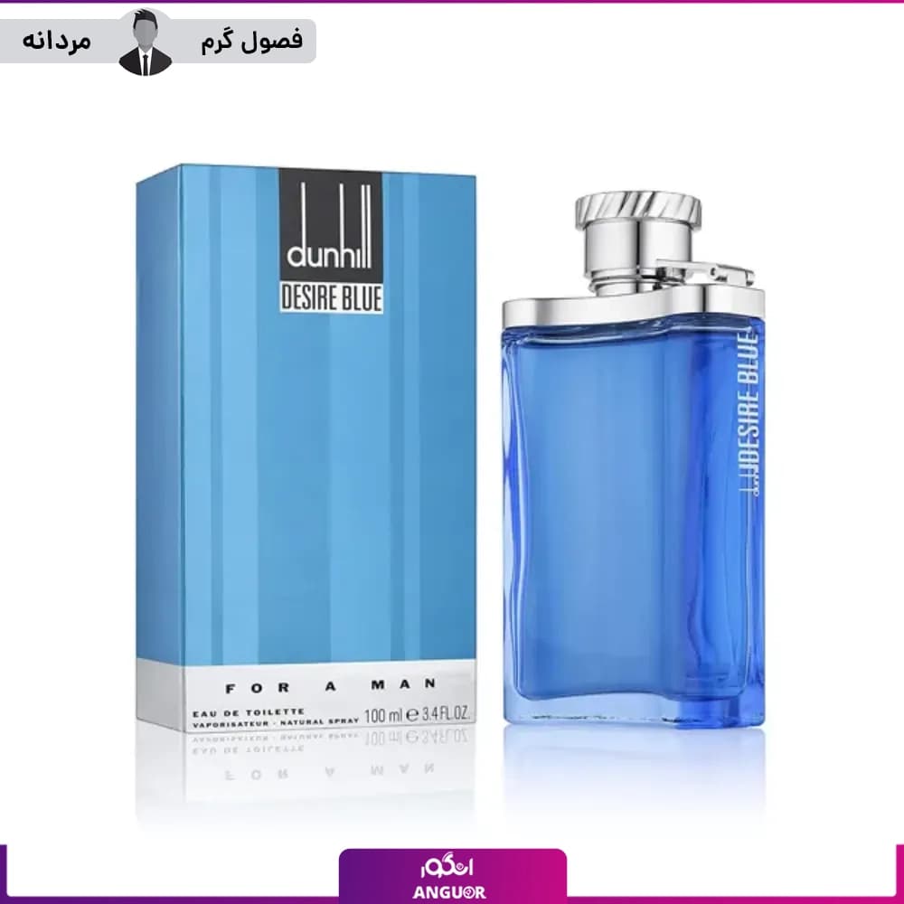 ادکلن دانهیل آبی- دیزایر بلو (Dunhill Desire Blue) مردانه 100 میل — تصویر ۲