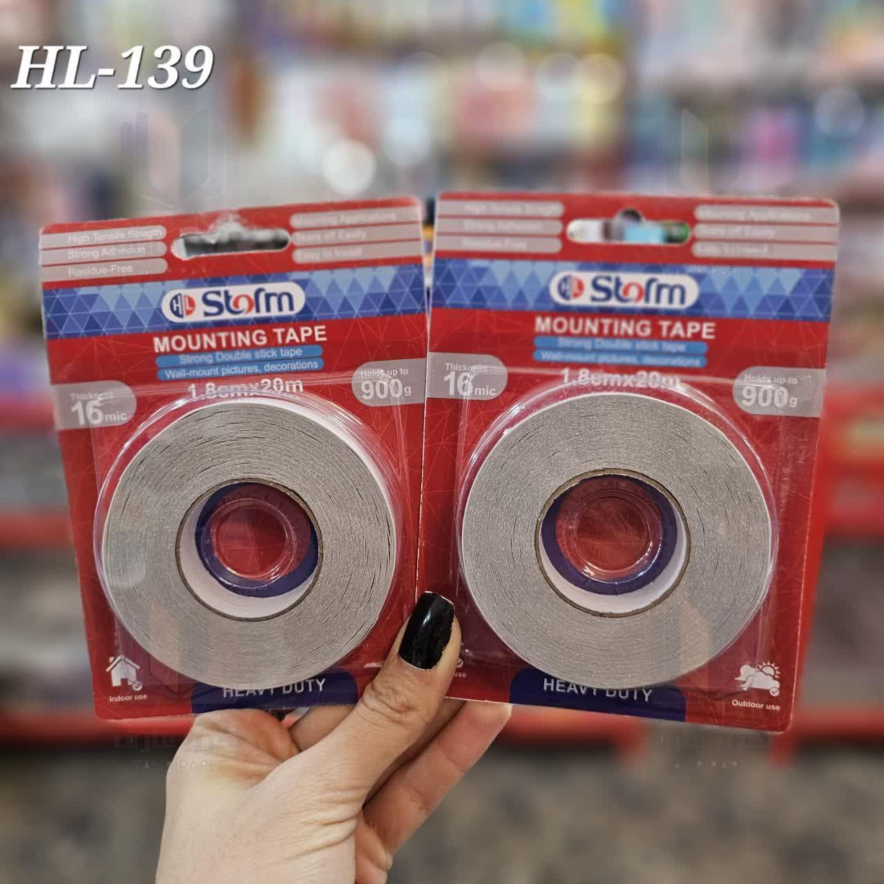 چسب دوطرفه پيازی 1/8 سانت استورم Hl-139