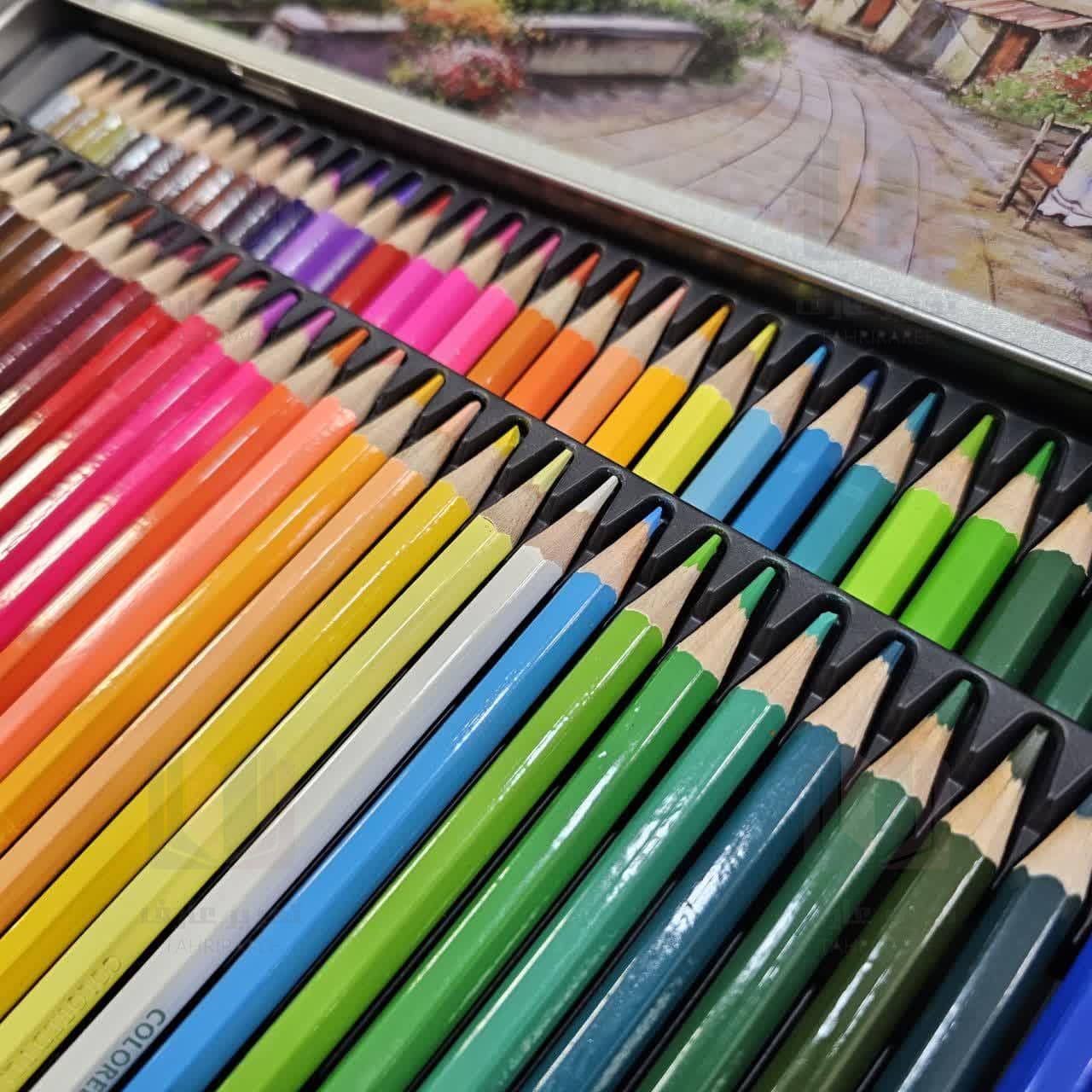 مداد رنگی 72 رنگ حرفه ای هِرو — تصویر ۲
