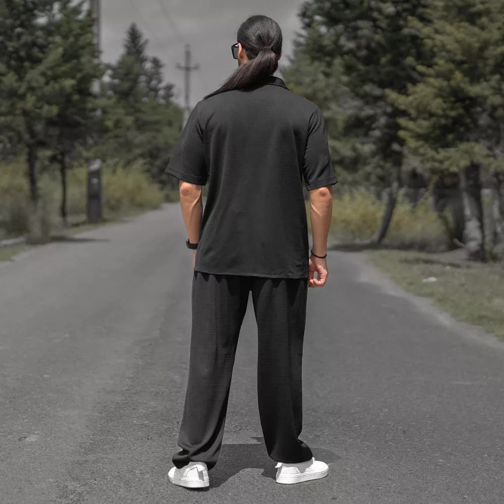 ست پیراهن و شلوار مردانه مراکش کد 29729 — تصویر ۵