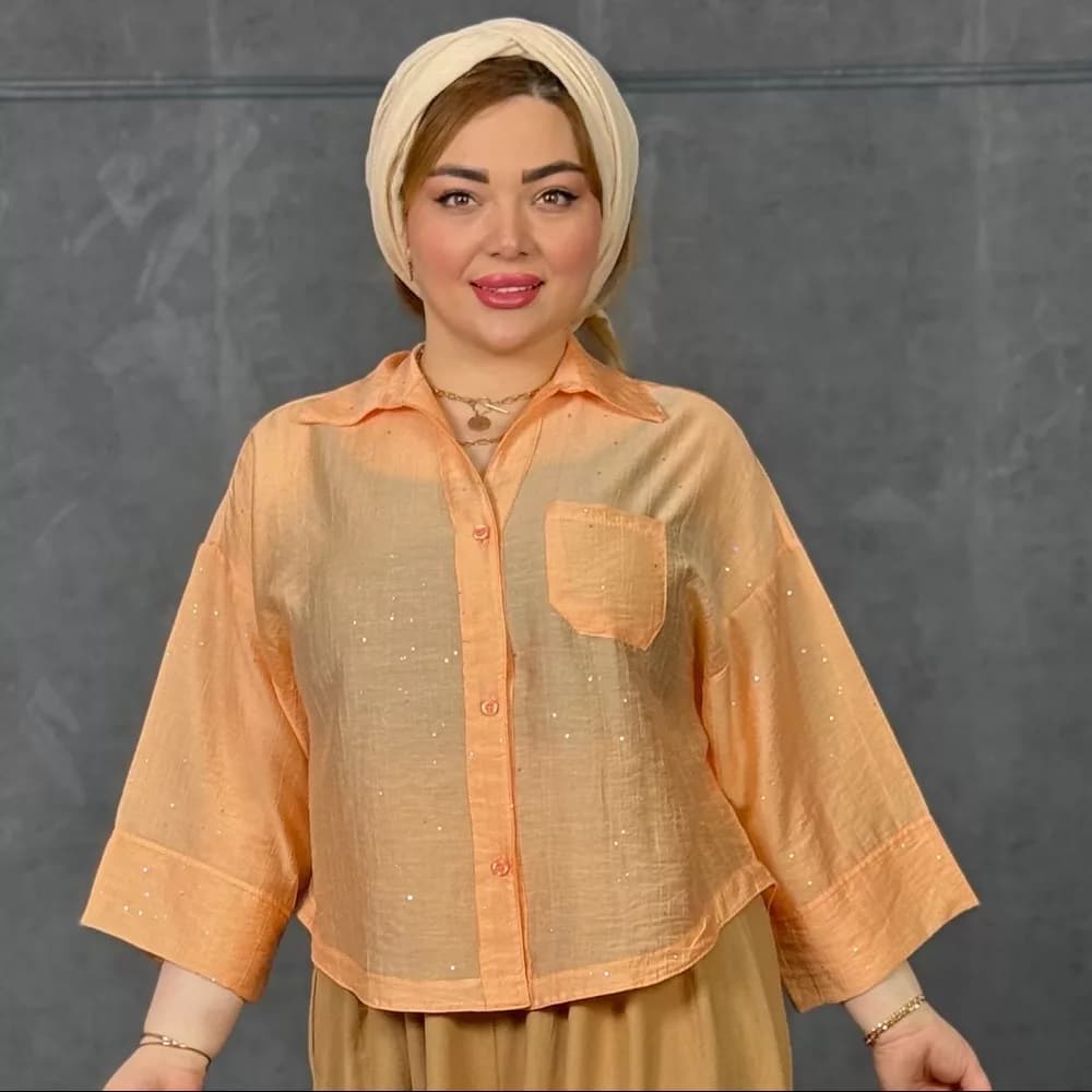شومیز دخترانه کد 29741 — تصویر ۴