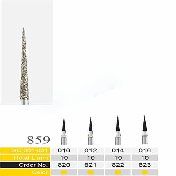 فرز توربین الماسی دسته نقره ای (پالیش کامپوزیت) Needle – 859 BTM