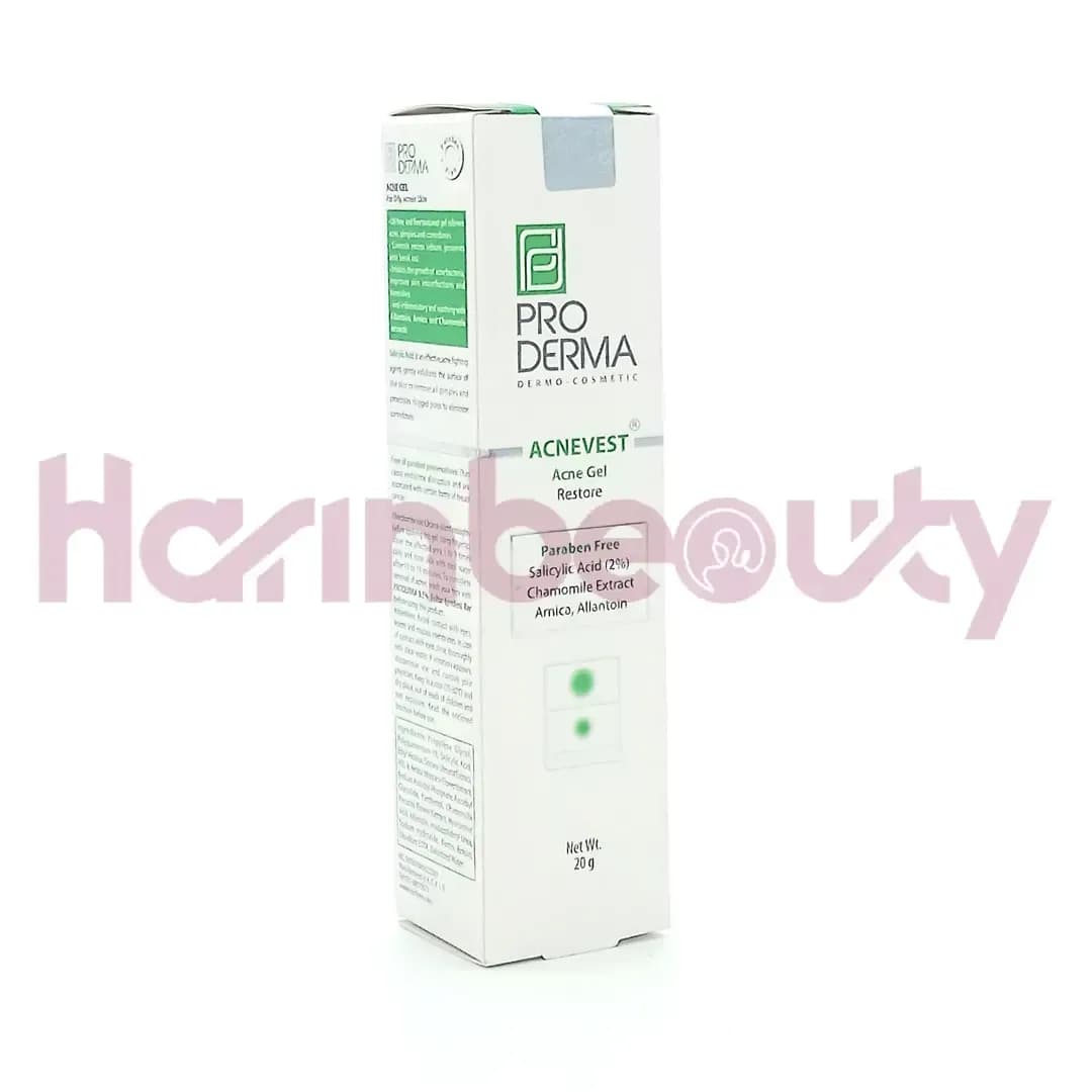ژل ضد جوش پرودرما مدل Acne Derm مناسب پوست‌های مستعد آکنه حجم 20 میلی‌لیتر