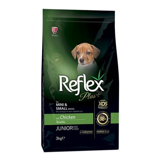 غذای توله سگ نژاد کوچک رفلکس پلاس با طعم مرغ – Reflex Plus Mini & Small Junior Dog with Chicken