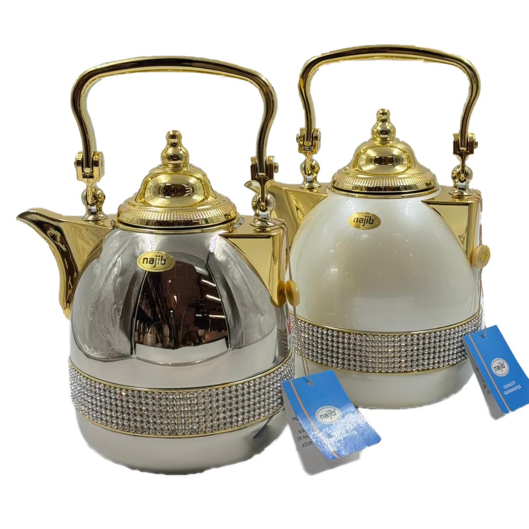 فلاسک نجیب یک لیتری دور نگین دار