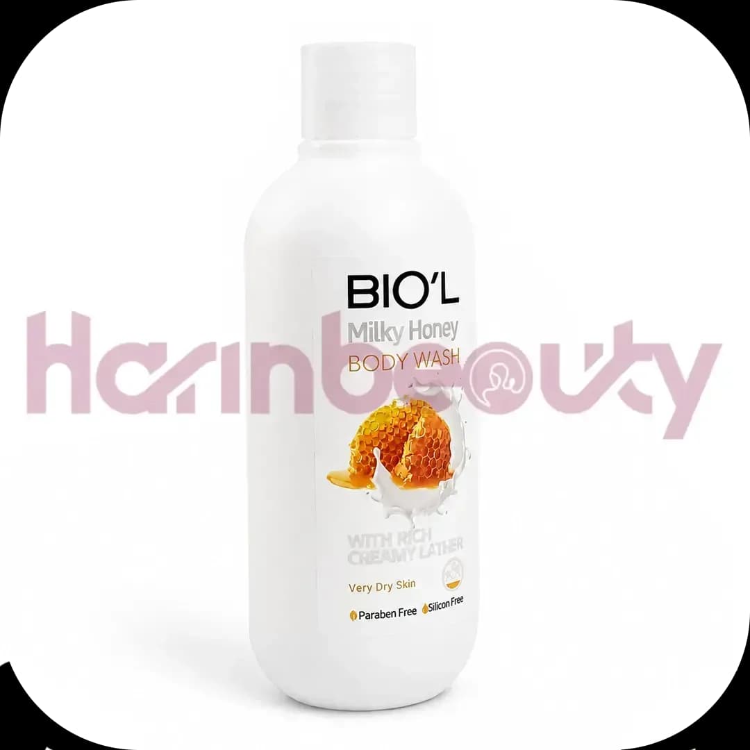 شامپو بدن کرمی بیول مدل Milky Honey مناسب پوست خشک حجم 400 میلی لیتر