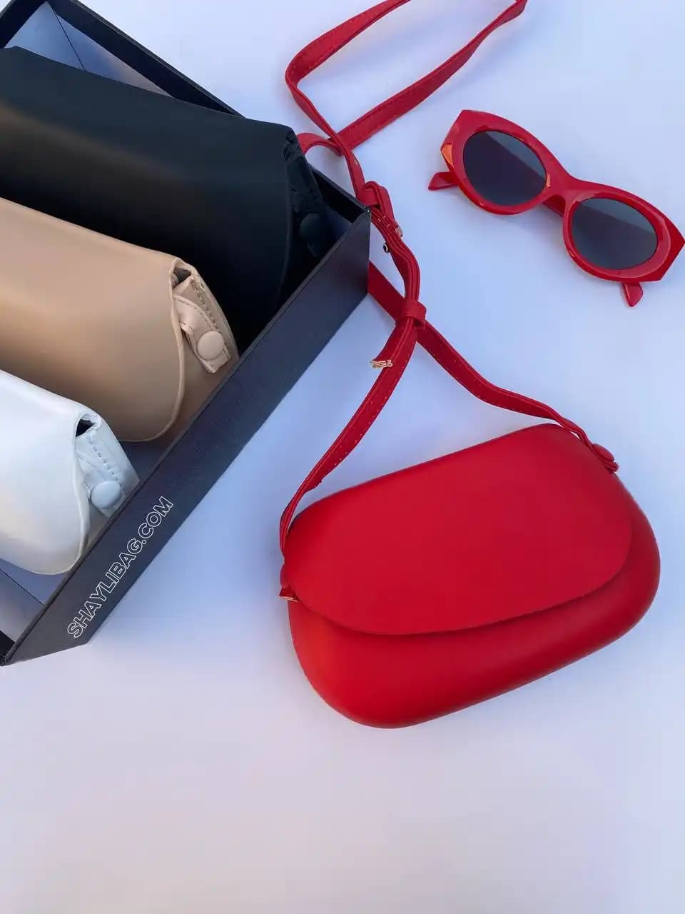 کیف مینیمال دوشی زنانه مدل پامکین — تصویر ۷