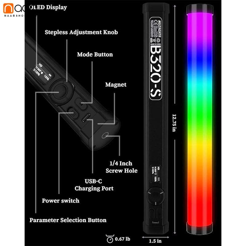 نور باتومی SIDANTE RGB-B320S LED TUBE LIGHT — تصویر ۷
