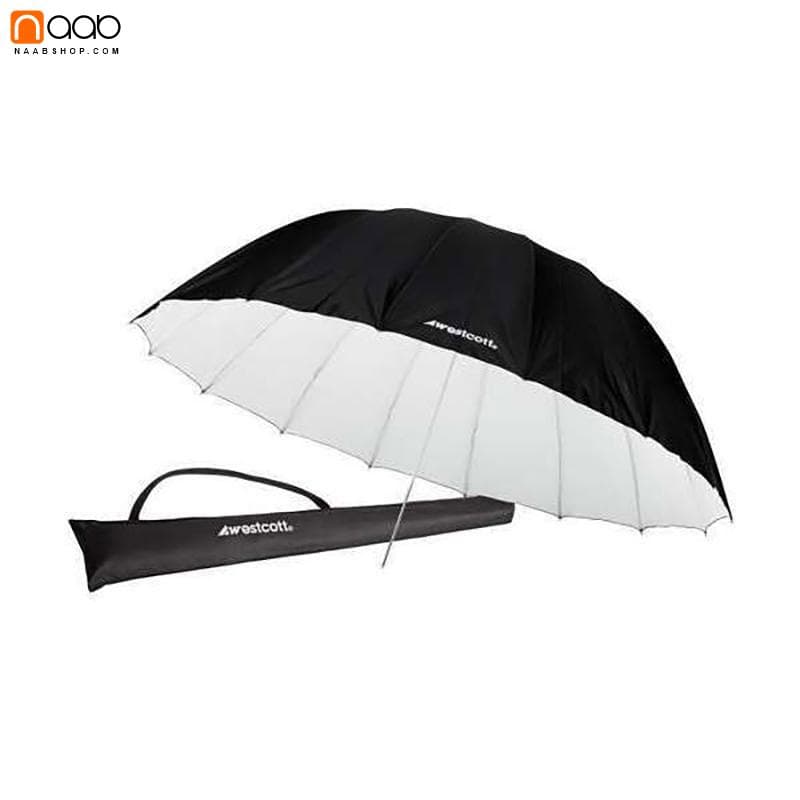 چتر عکاسی داخل سفید وستکات Westcott 180cm Parabolic Standard Umbrella+دفیوزر