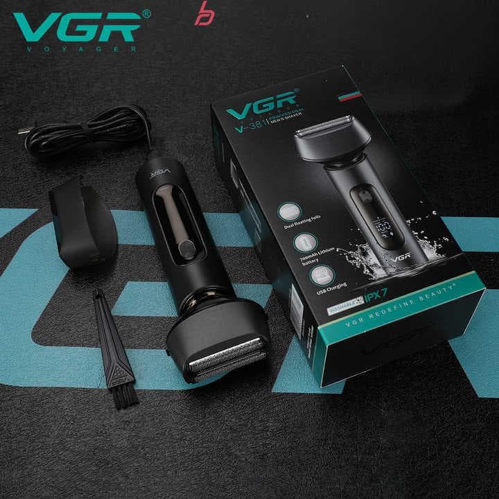 ماشین اصلاح موی صورت وی جی ار مدل VgR-381 — تصویر ۸