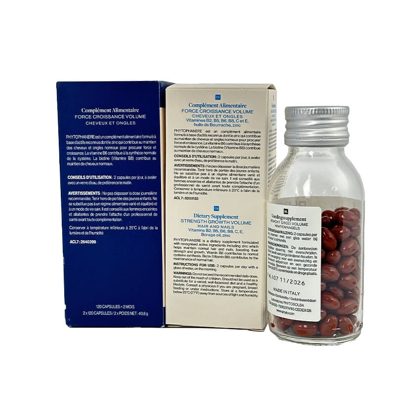 قرص فیتو Phyto Phanere هدیه کشور ایتالیا برای بهبود سلامت مو و ناخن — تصویر ۲