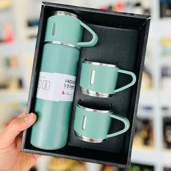 فلاسک و لیوان مدل hot-cold گنجایش 0.5 لیتر بسته 3 عددی — تصویر ۷