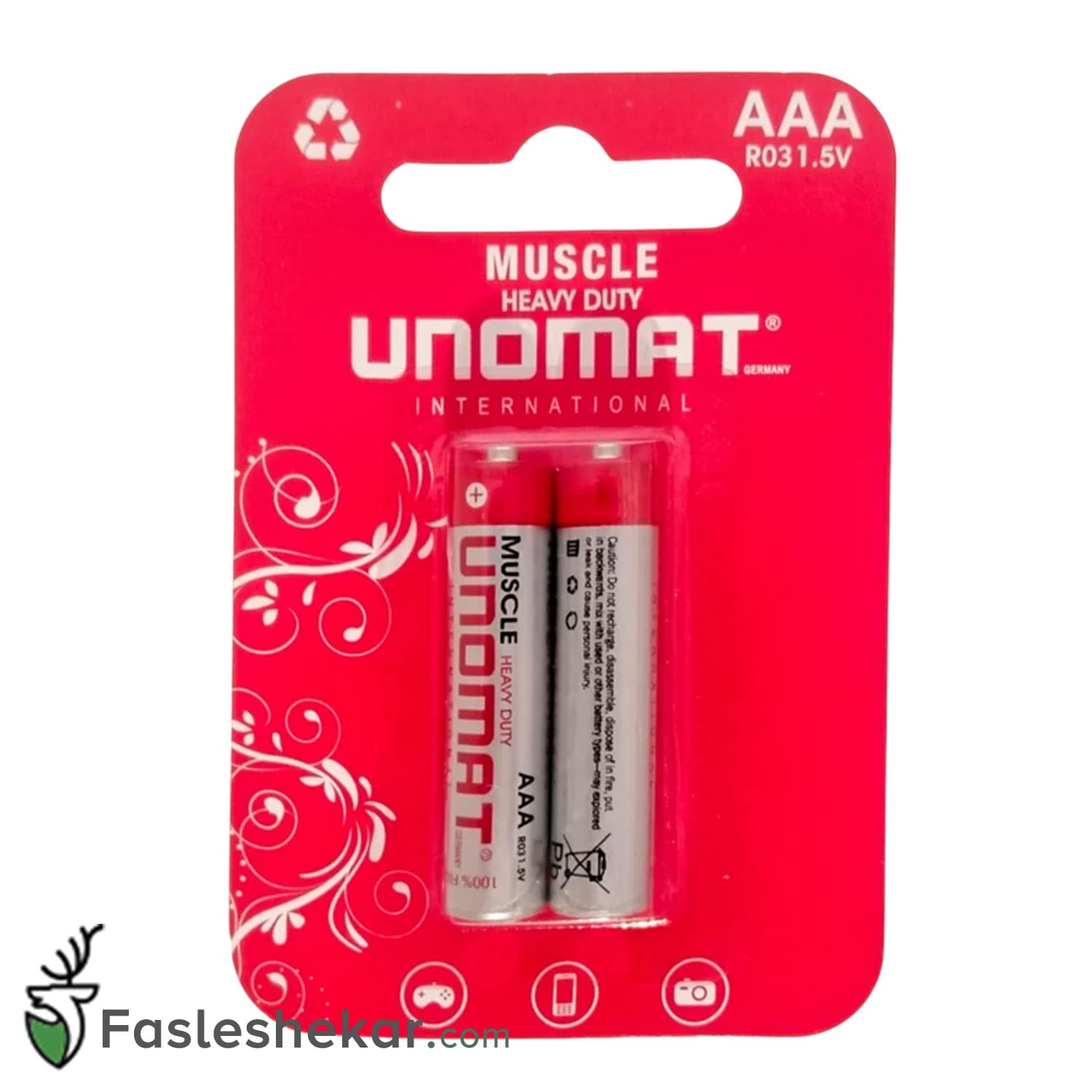 باتری نیم قلمی UNOMAT مدل Muscle Heavy Duty