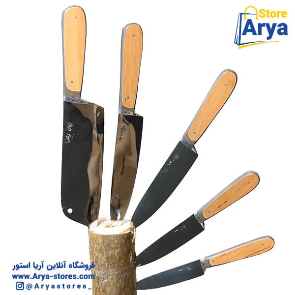 سرویس چاقوی آشپزخانه استیل عسکرلو