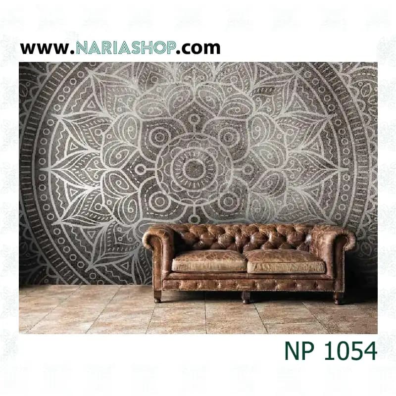 پوستر دیواری کلاسیک مشکی طوسی NP1054