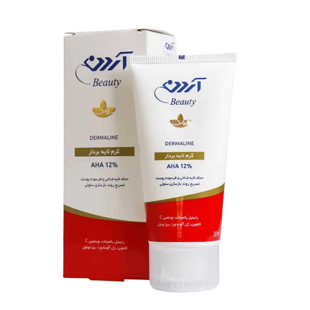 کرم لایه بردار پوست اردن مدل AHA 12% از بین برنده چروک و جای جوش
