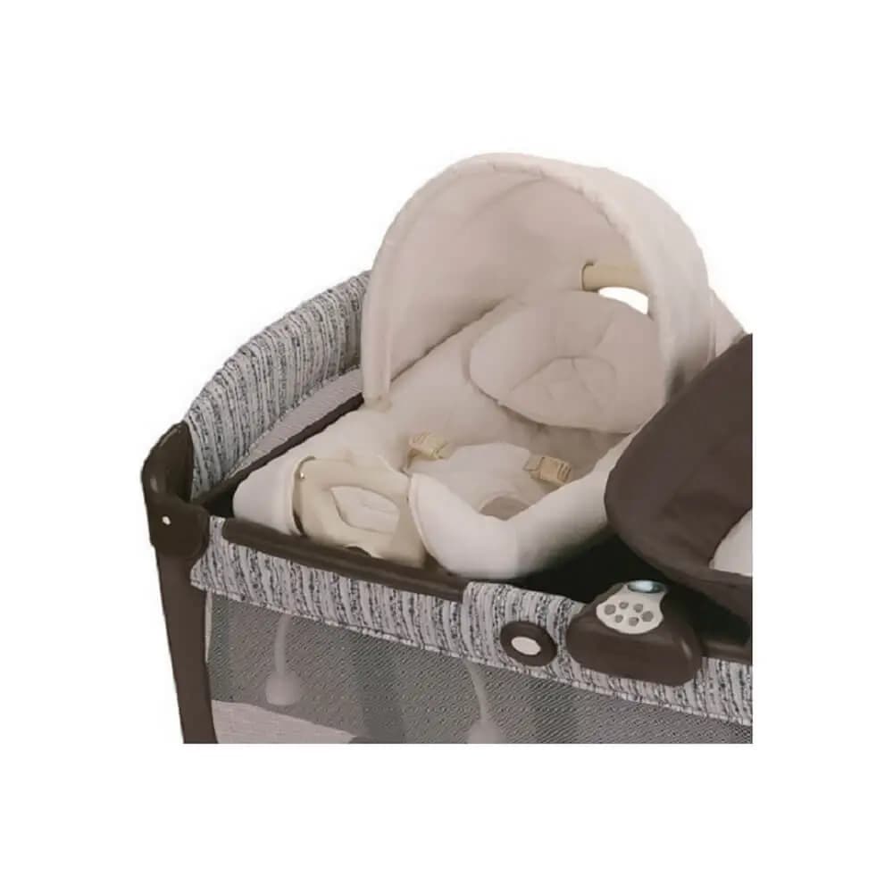 تخت و پارک گراکو Graco مدل Cuddle Cove Elm — تصویر ۴