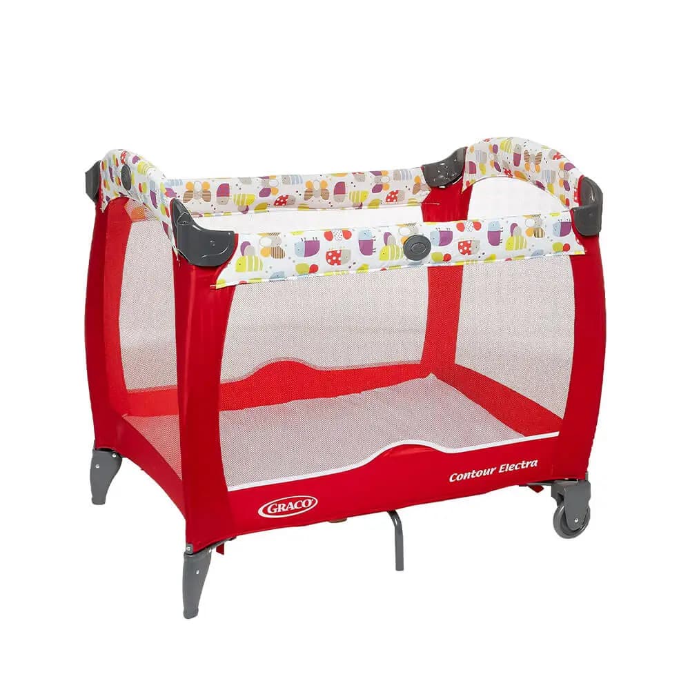 تخت و پارک گراکو Graco مدل Contour Electra Garden Friends — تصویر ۲