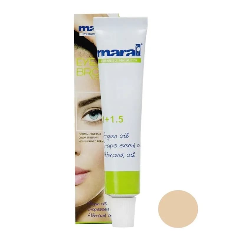 رنگ ابرو مارال شماره 10 روشن حجم 15 میلی لیتر