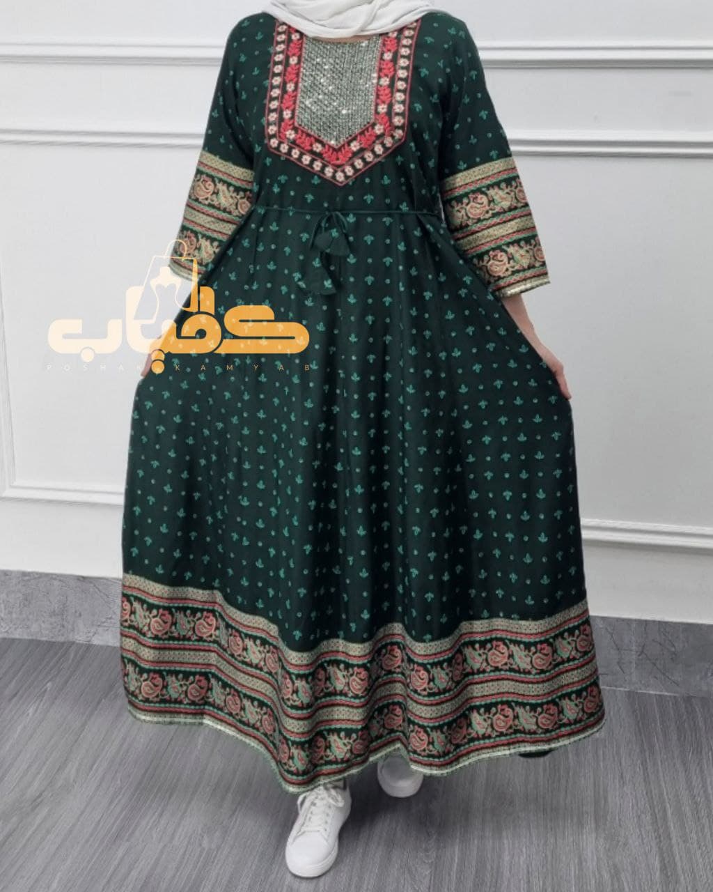 ساحلی کورتای سوزندوزی اورجینال وارداتی هندی/کد2120 — تصویر ۵