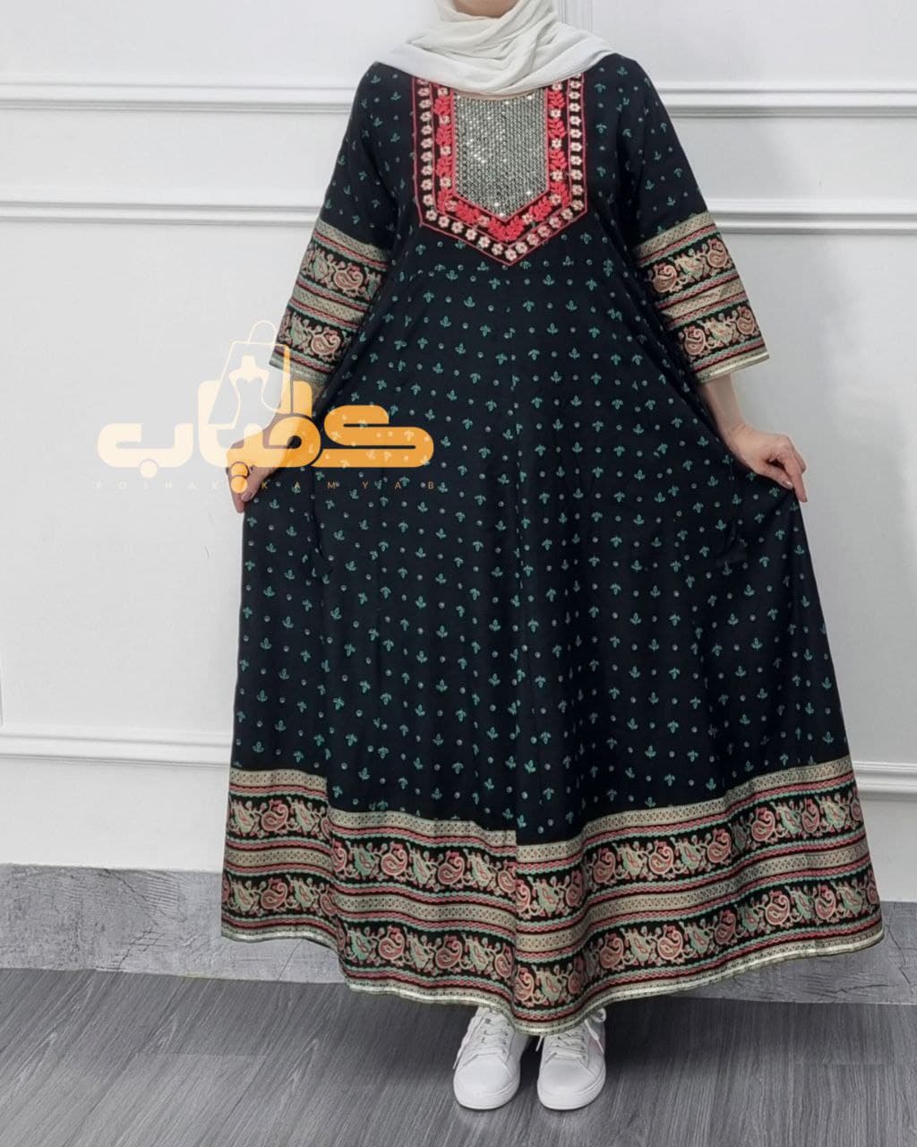 ساحلی کورتای سوزندوزی اورجینال وارداتی هندی/کد2120 — تصویر ۶