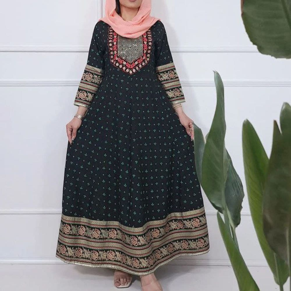 ساحلی کورتای سوزندوزی اورجینال وارداتی هندی/کد2120