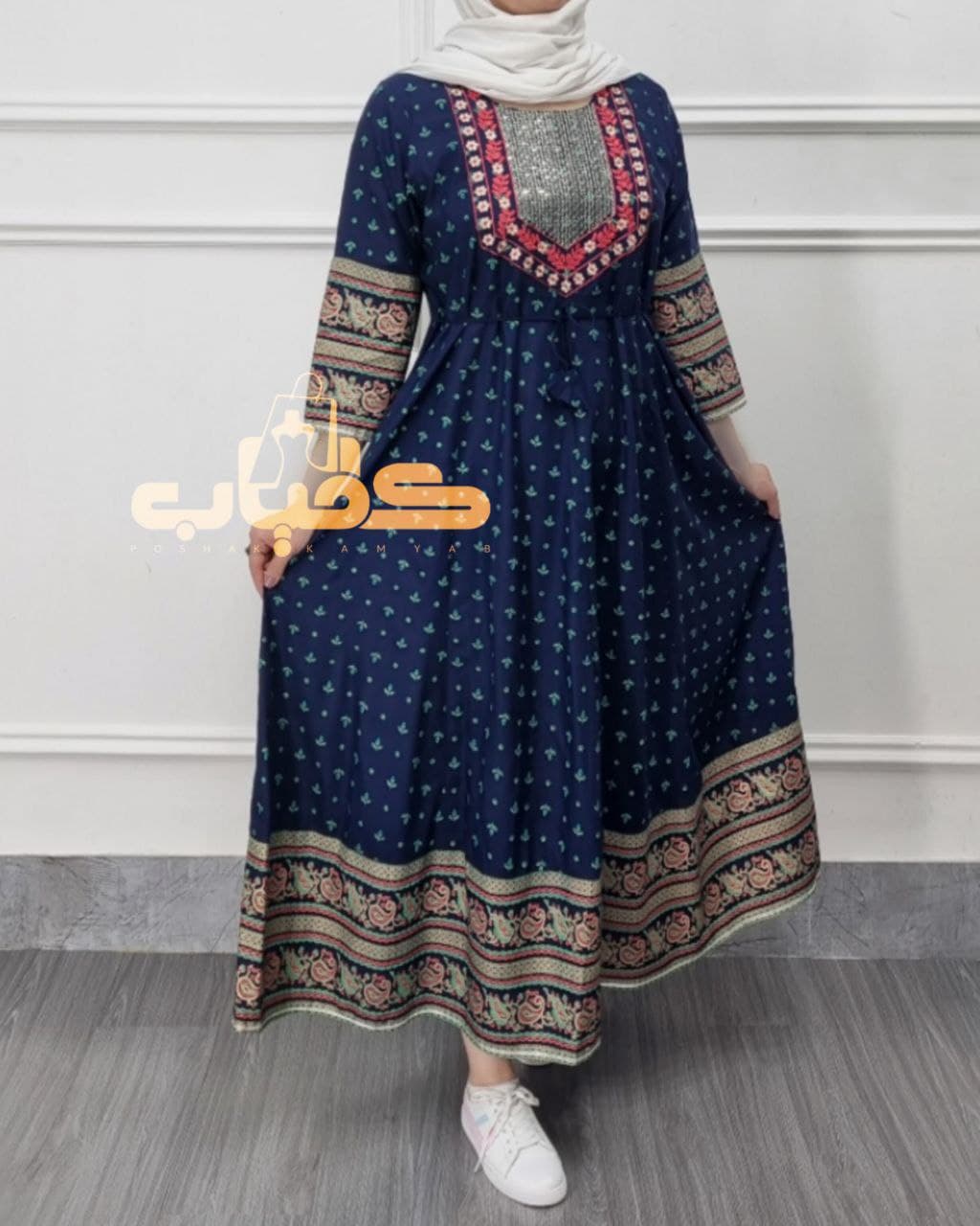 ساحلی کورتای سوزندوزی اورجینال وارداتی هندی/کد2120 — تصویر ۷