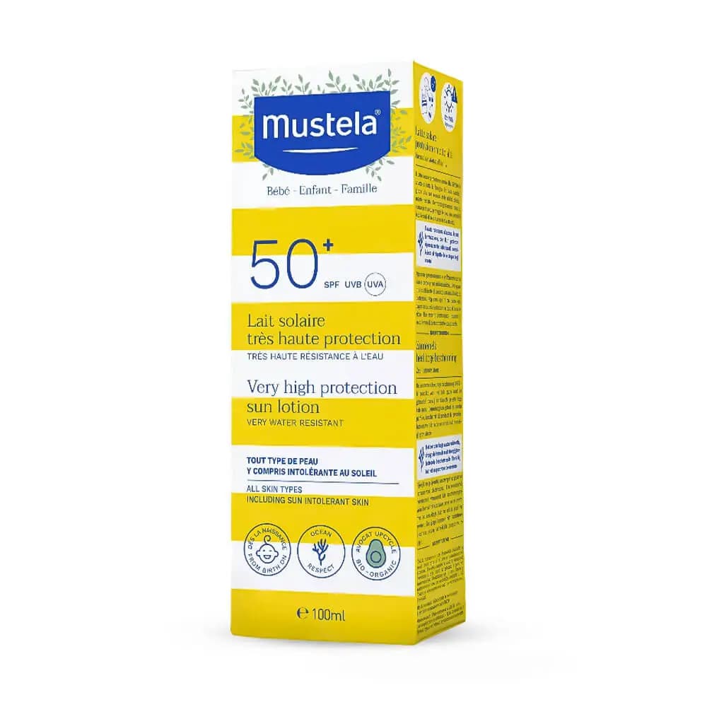 کرم ضد آفتاب کودک SPF50 موستلا Mustela حجم 40 میلی لیتر — تصویر ۴