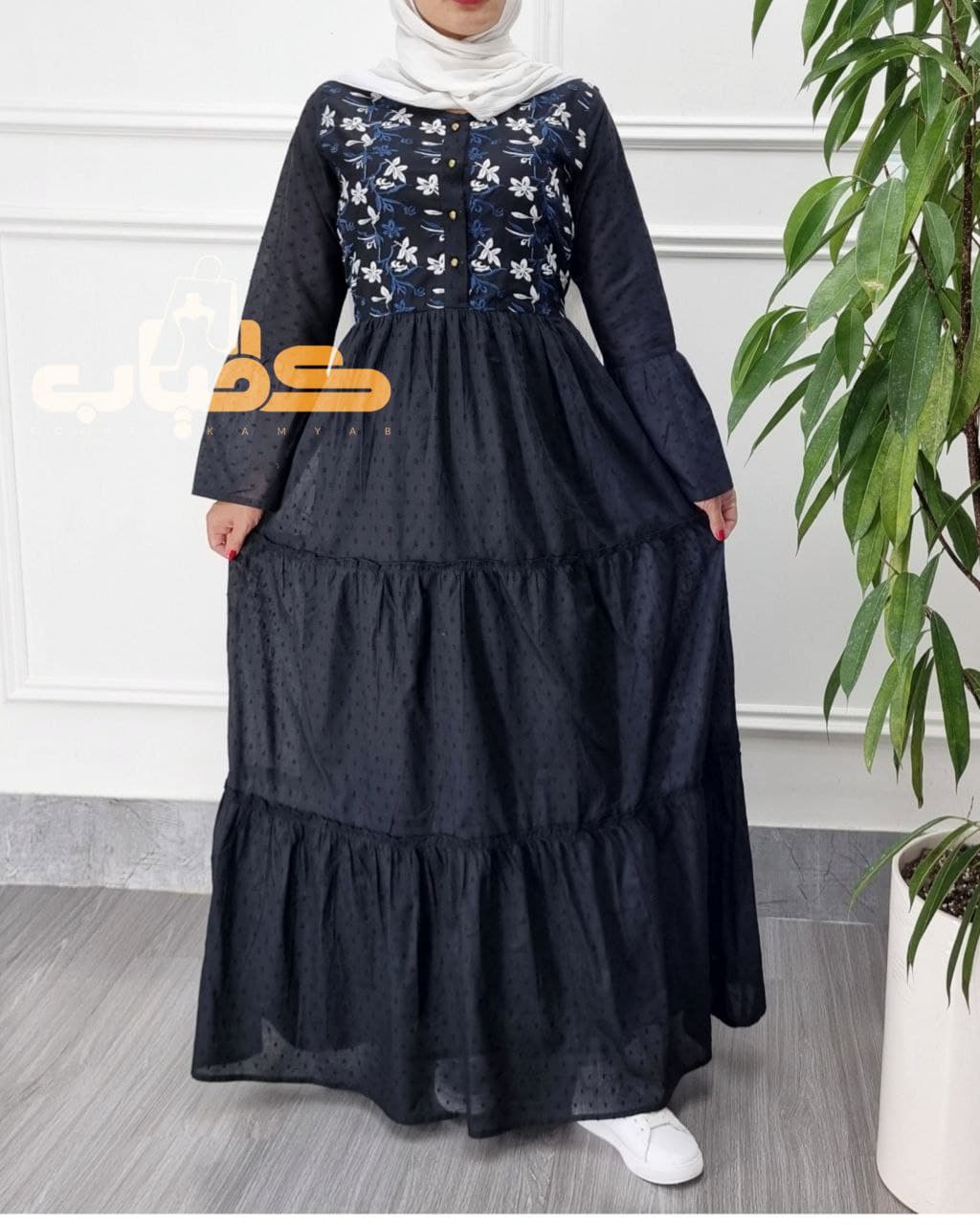 پیراهن مزونی ساحلی خامه دوزی وارداتی اصلی/کد997 — تصویر ۲