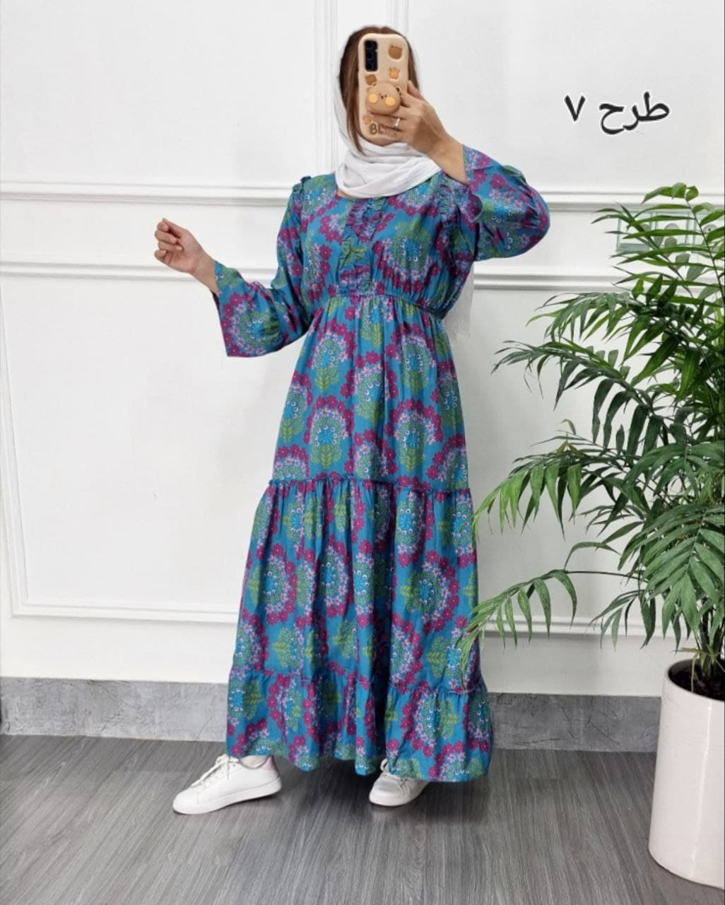 پیراهن ساحلی نخ اورجینال عروسکی وارداتی/کد987 — تصویر ۷