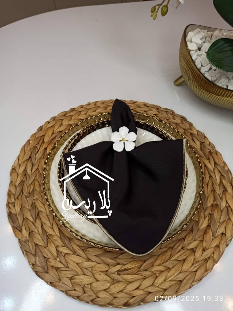 حلقه دستمال شکوفه گیلاس 30056 — تصویر ۴