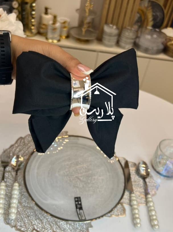 حلقه دستمال سفره مدرن رینگ مرواریدی ۳۰۰۳۸ — تصویر ۴