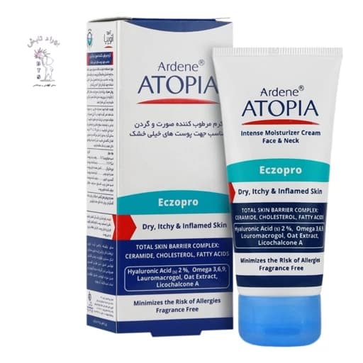 کرم مرطوب کننده صورت و گردن آتوپیا آردن پوست خیلی خشک (50 میل) — تصویر ۲
