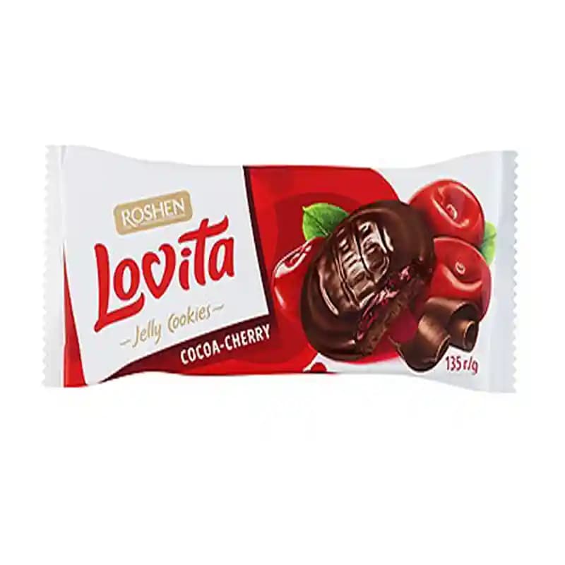 بیسکوییت لاویتا با لایه ژله گیلاس ۱۳۵ گرمی