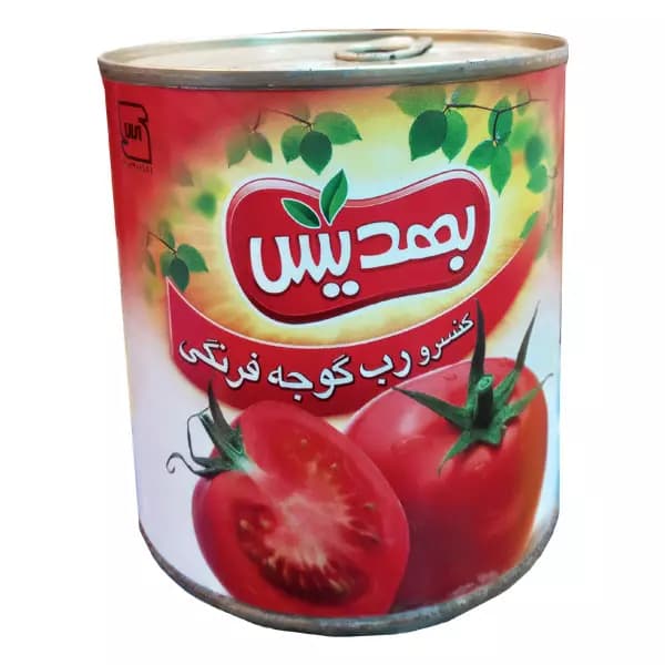 رب گوجه فرنگی 800گرمی بهدیس