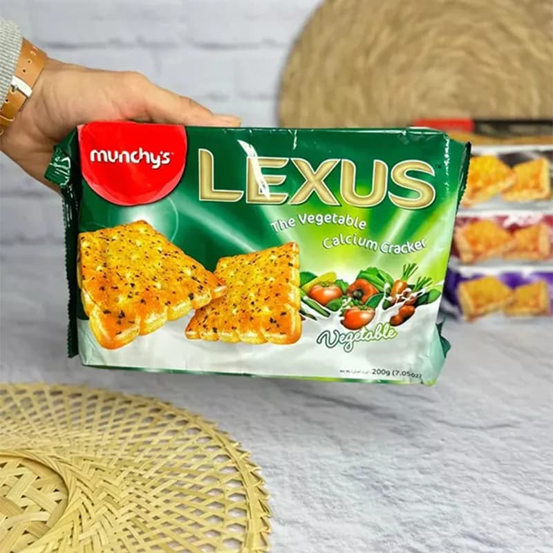 بیسکوییت سبزیجات لکسوس ۲۲۵ گرمی