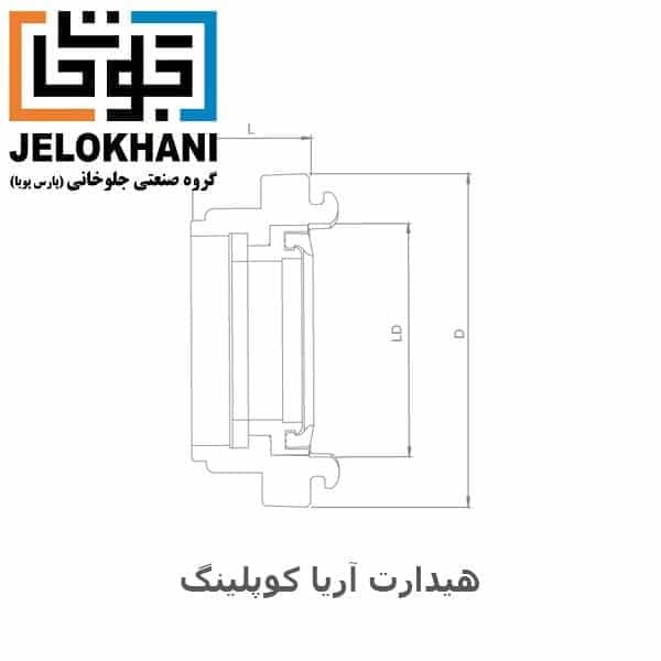 هیدرانت آریا کوپلینگ سایز 2*1/5 اینچ آتش نشانی — تصویر ۲