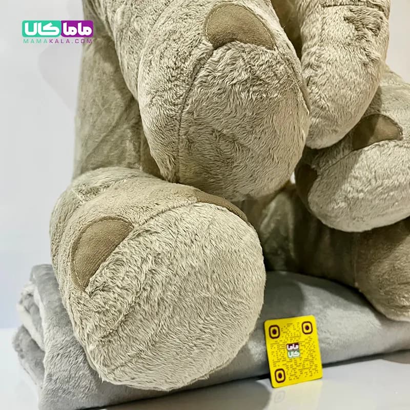 عروسک فیل بالشتی پتودار 60 سانتیمتر — تصویر ۴