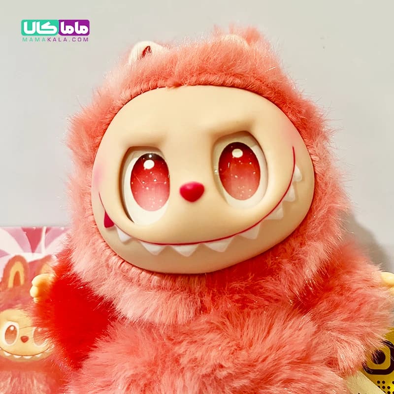 عروسک لابوبو مانستر انرژی قرمز 👹 برند پاپ مارت اصل — تصویر ۶