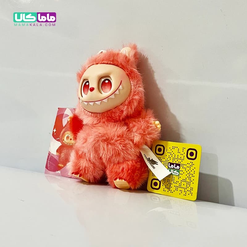 عروسک لابوبو مانستر انرژی قرمز 👹 برند پاپ مارت اصل — تصویر ۴