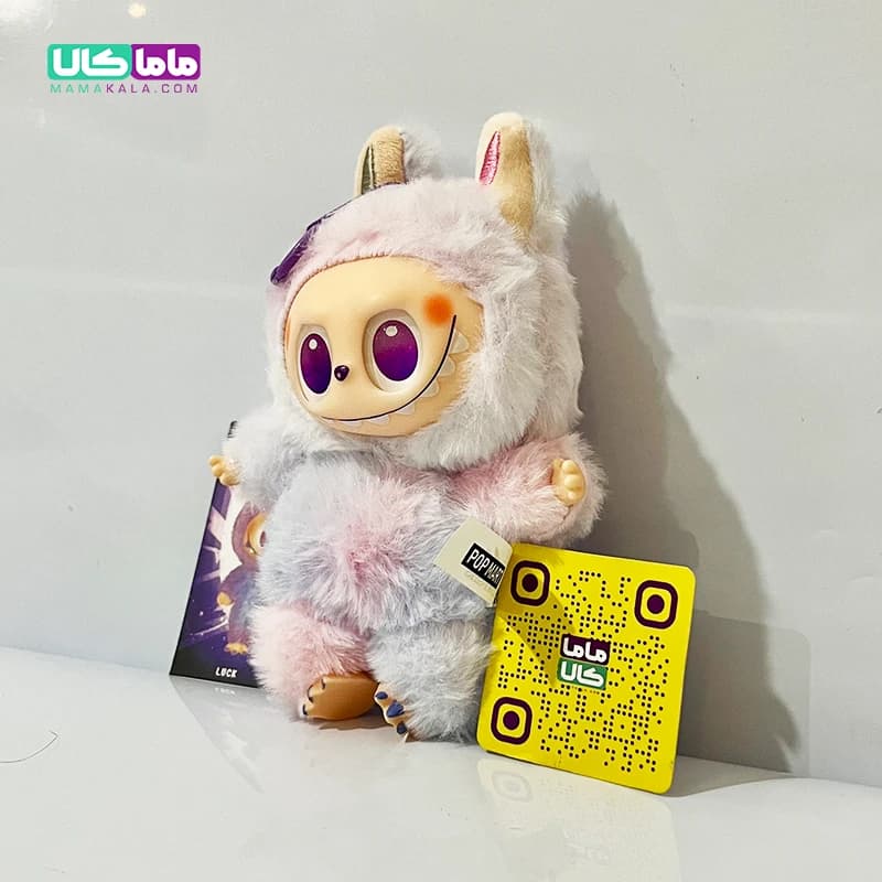 عروسک لبوبو مانستر انرژی بنفش 👹 برند پاپ مارت اصل — تصویر ۴