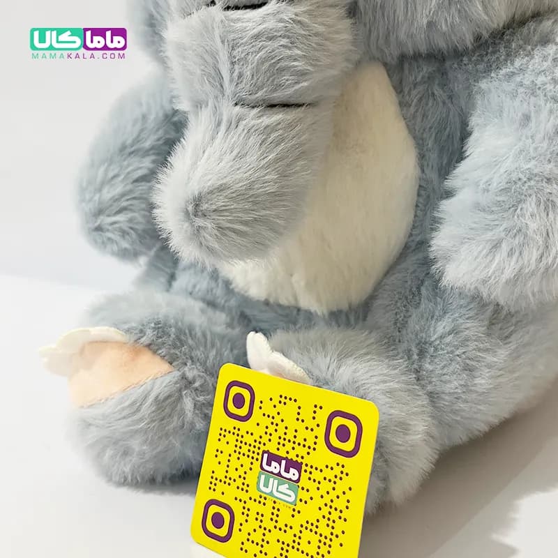 عروسک فیل دیزنی فانتزی طوسی مدل پرزی 40 سانتیمتر — تصویر ۴