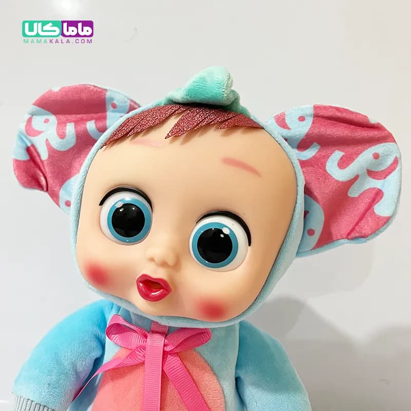 عروسک گریه کن کرای بیبی موزیکال آبی 30 سانتی متر — تصویر ۶