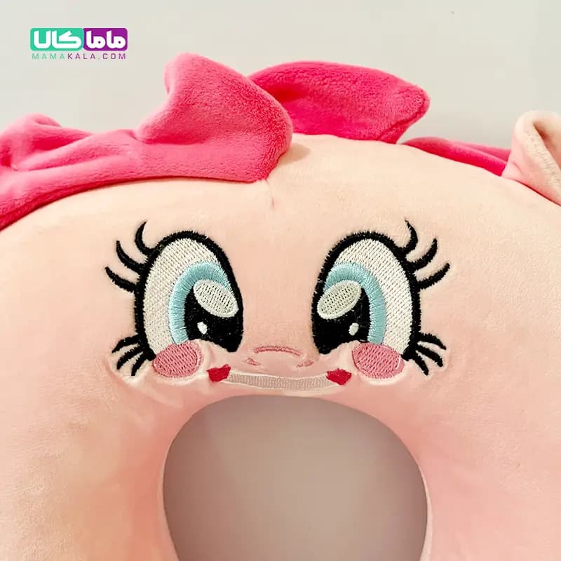بالشت گردنی طبی عروسکی مدل اسب پونی 30 سانتیمتر — تصویر ۵