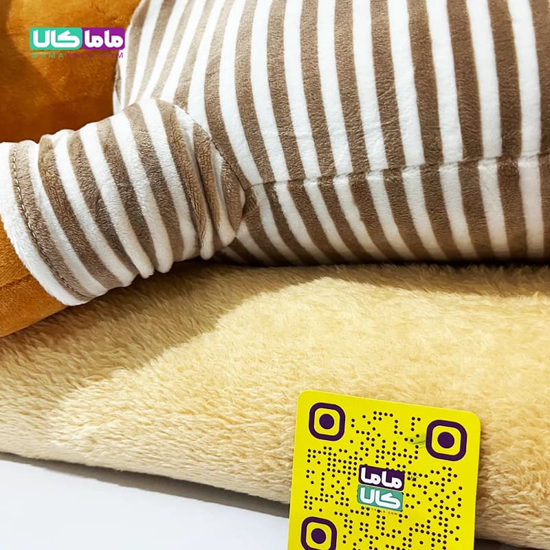 عروسک گاو پیشبندی بالشتی پتودار 60 سانتیمتر — تصویر ۶