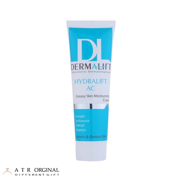 کرم مرطوب‌کننده درمالیفت مدل Hydralift AC Cream مناسب پوست‌های چرب