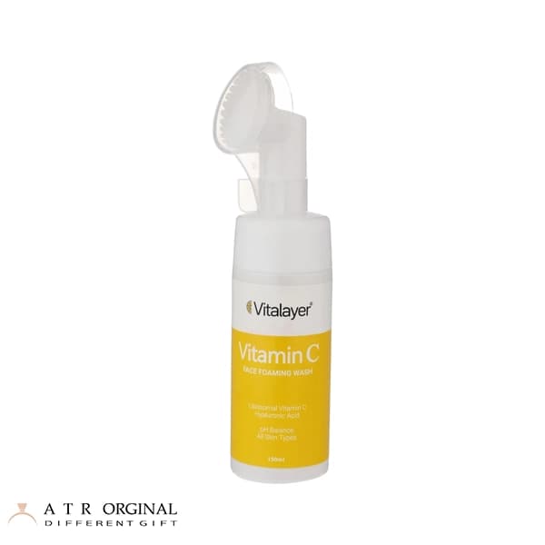فوم شست‌وشوی صورت ویتالیر مدل VITAMIN C