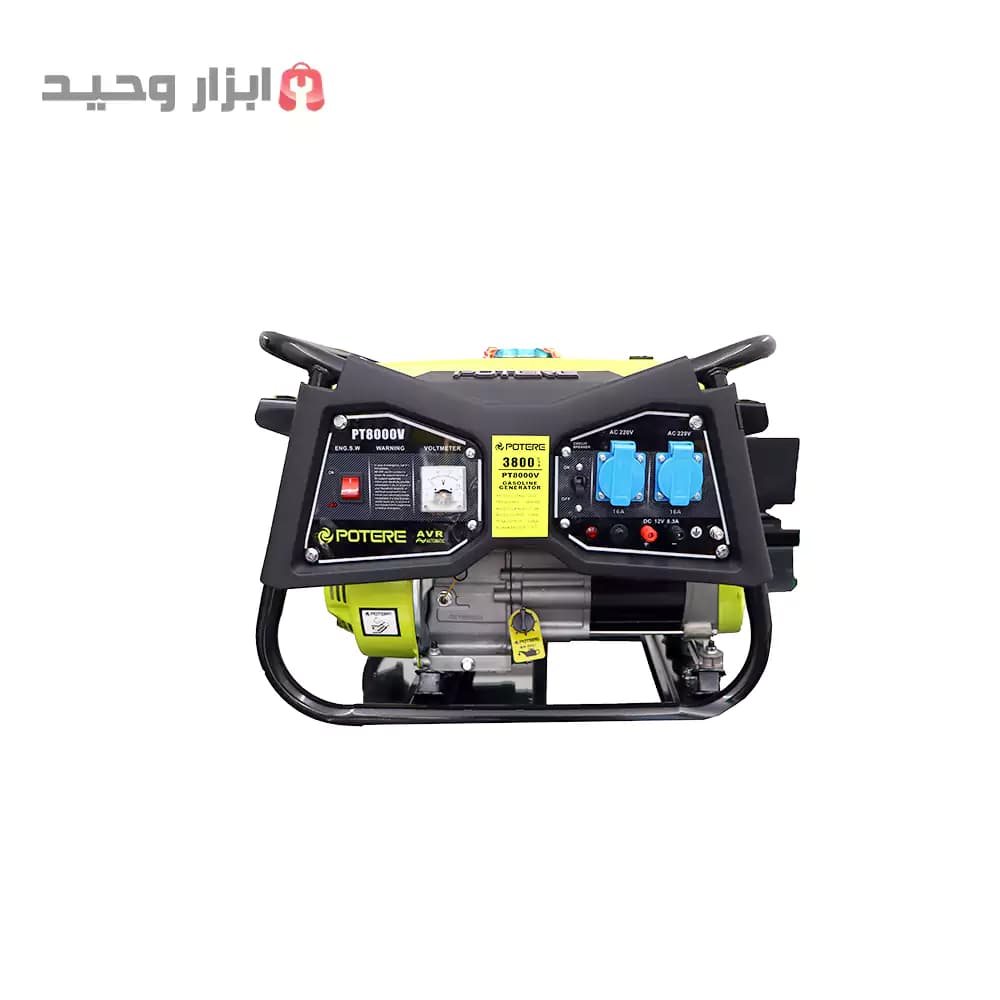 موتور برق 3.8 کیلو وات بنزینی 7 اسب هندلی 17.28A — تصویر ۲